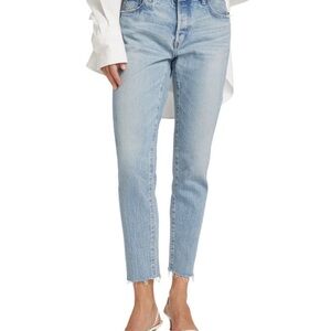 Classic Light Blue Straight Leg Jeans Mid Rise Size 27